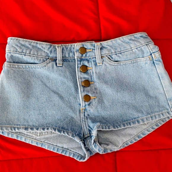 Denim shorts,size 25